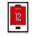 Kieran Trippier Signed England Away Shirt Display