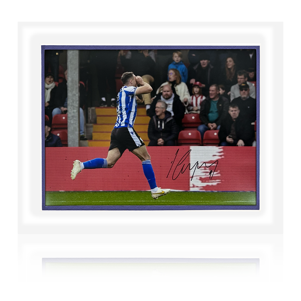 Lee Gregory Sheffield Wednesday Signed Deluxe Mount