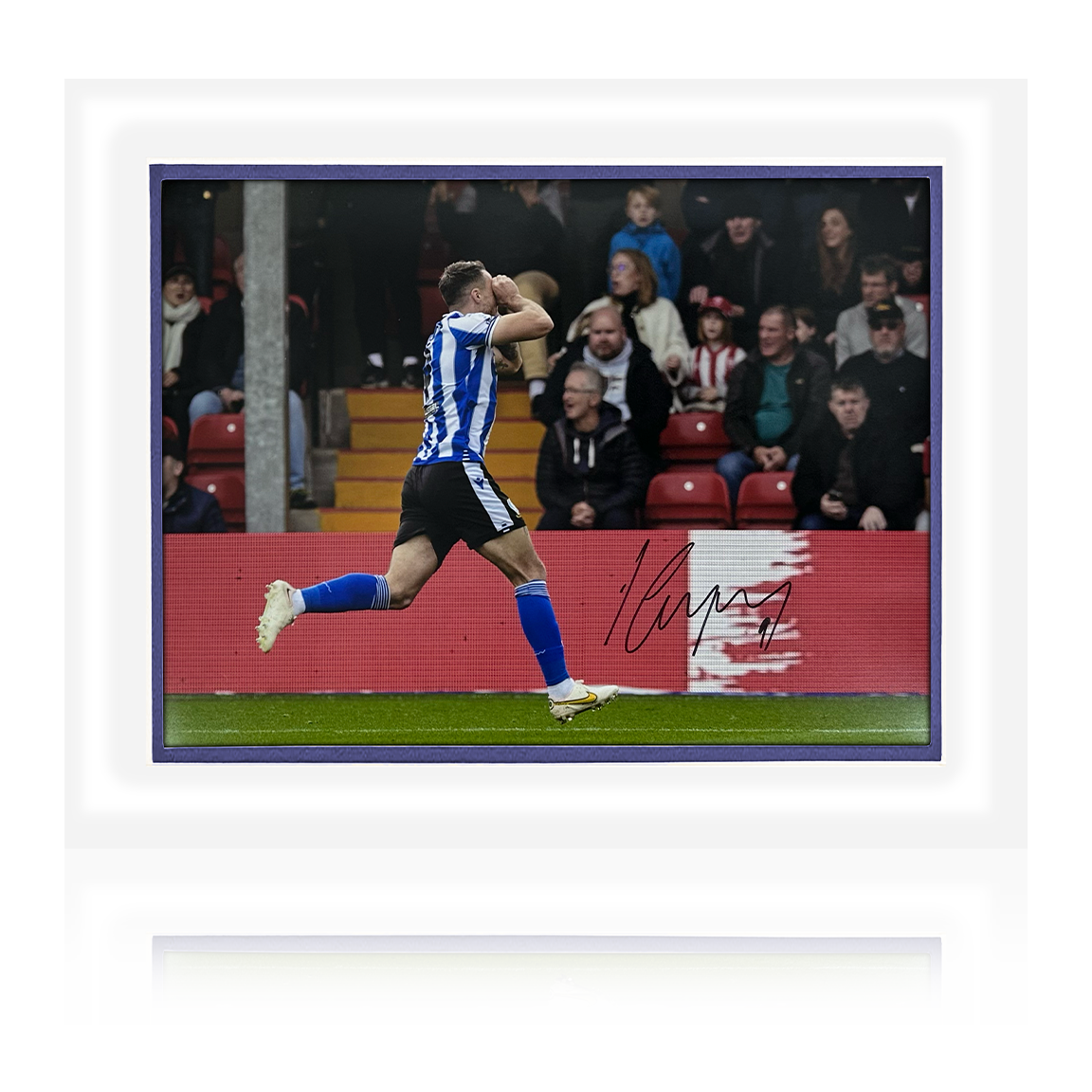 Lee Gregory Sheffield Wednesday Signed Deluxe Mount