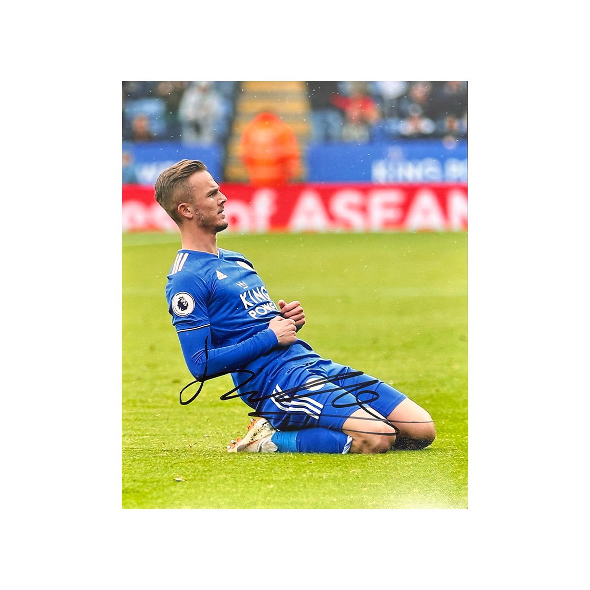 James Maddison Signed Leicester City 10x8