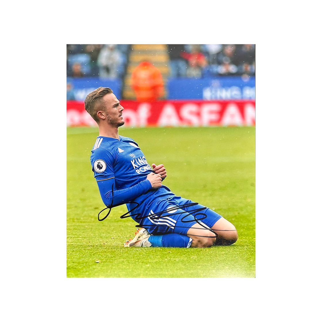 James Maddison Signed Leicester City 10x8