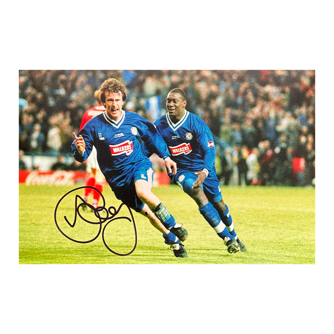 Steve Claridge Signed Leicester City 12x8 #2