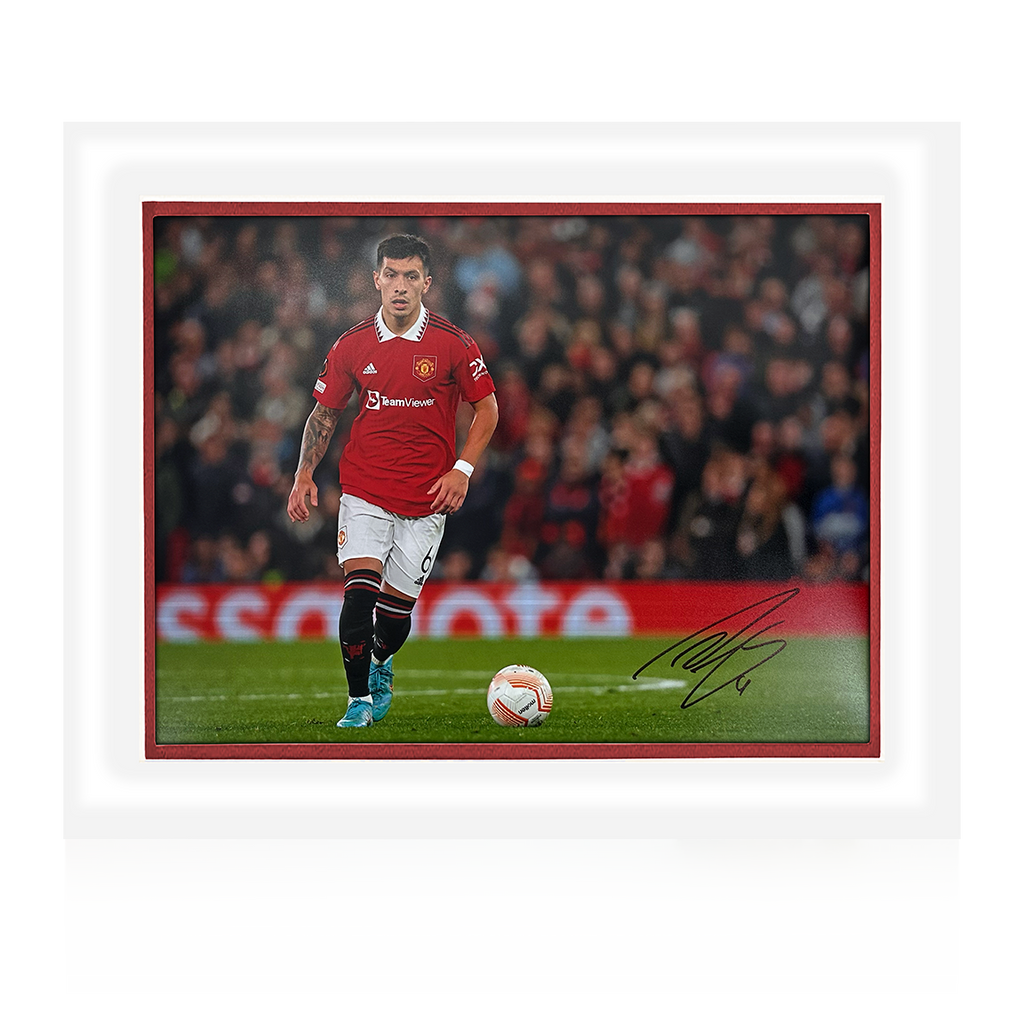 Lisandro Martínez Signed Manchester United Deluxe Mount