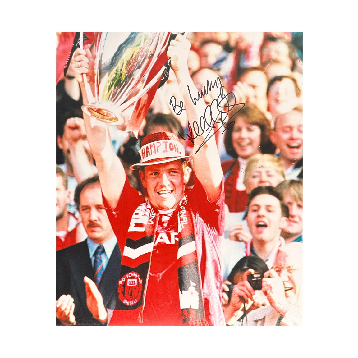 Lee Sharpe Signed Manchester United 12x10 #5