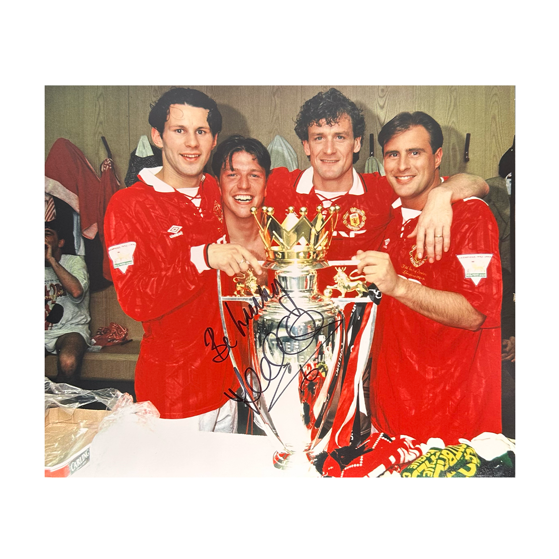 Lee Sharpe Signed Manchester United 12x10 #1