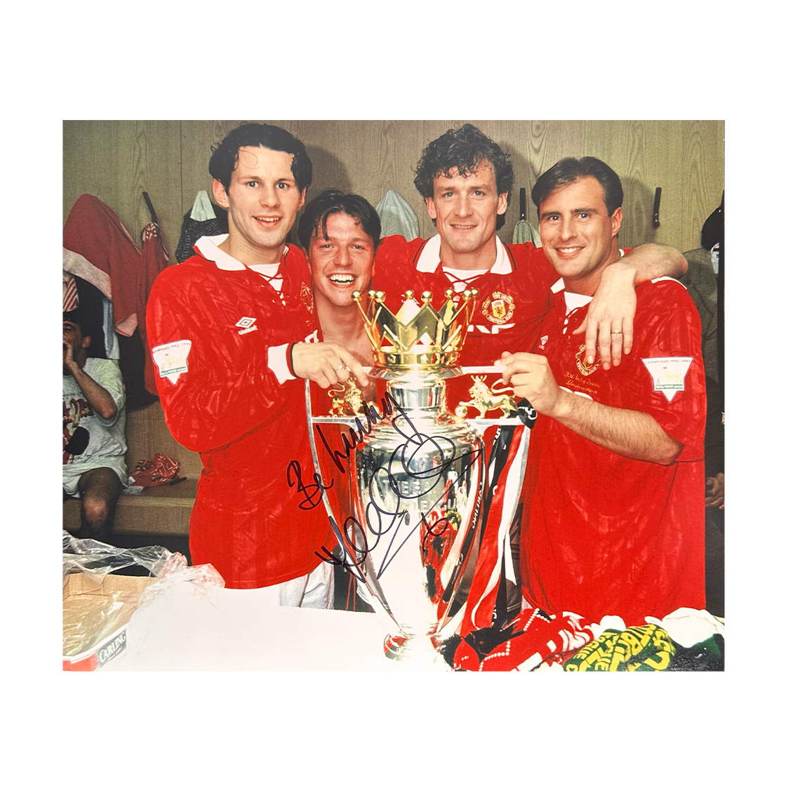 Lee Sharpe Signed Manchester United 12x10 #1