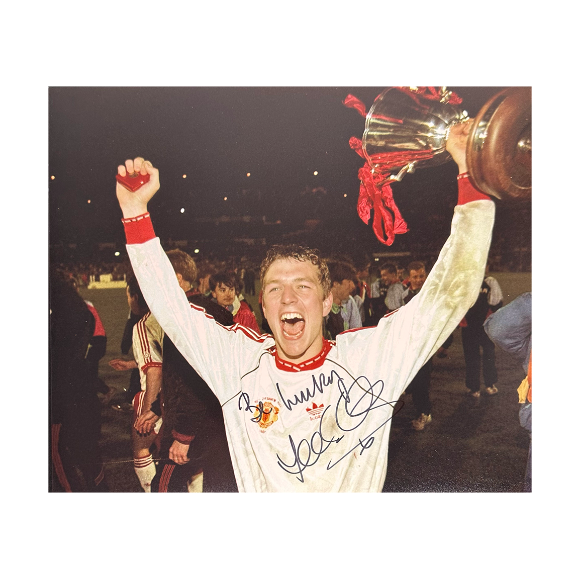 Lee Sharpe Signed Manchester United 12x10 #7
