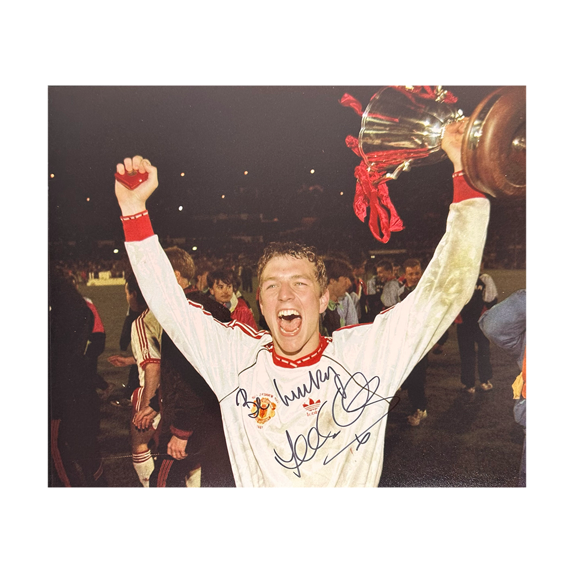 Lee Sharpe Signed Manchester United 12x10 #7