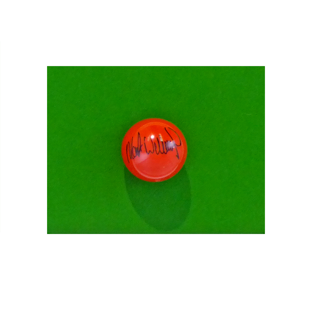 Mark Williams Signed Red Ball
