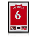 Lisandro Martínez Signed Manchester United Premium Frame
