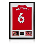 Lisandro Martínez Signed Manchester United Premium Frame