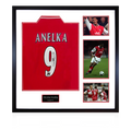 Nicolas Anelka Signed Arsenal Elite Frame