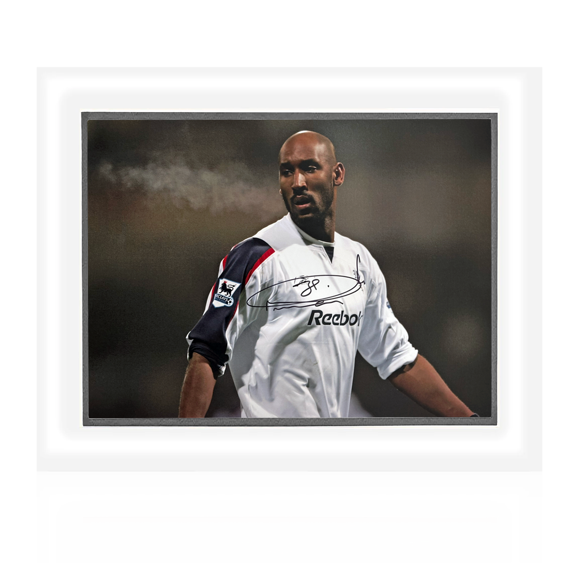 Nicolas Anelka Signed Bolton Wanderers Mount