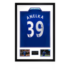 Nicolas Anelka Signed Chelsea Premium Frame