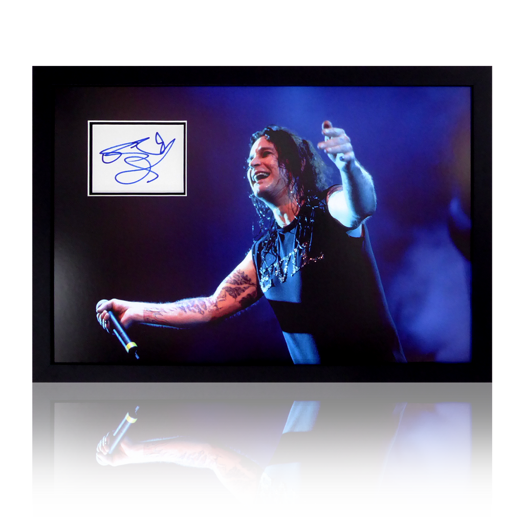Ozzy Osbourne Signed Display – The Fan Cave Memorabilia