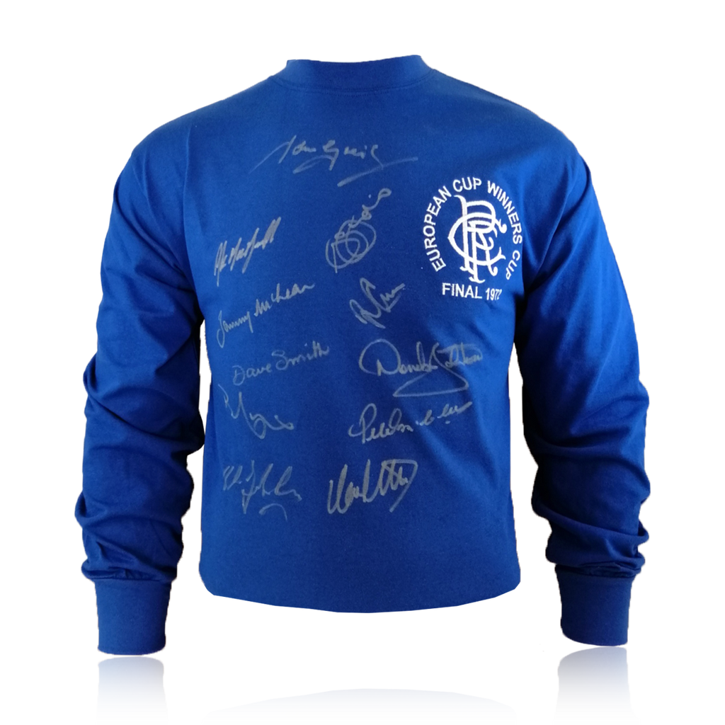 Rangers 1972 deals signed shirt