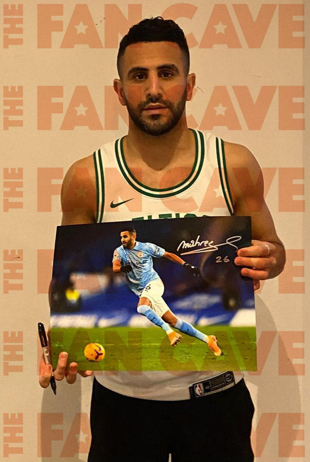 Riyad Mahrez Signed Man City Mount