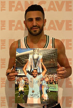 Riyad Mahrez Signed Premier League Winner Mount
