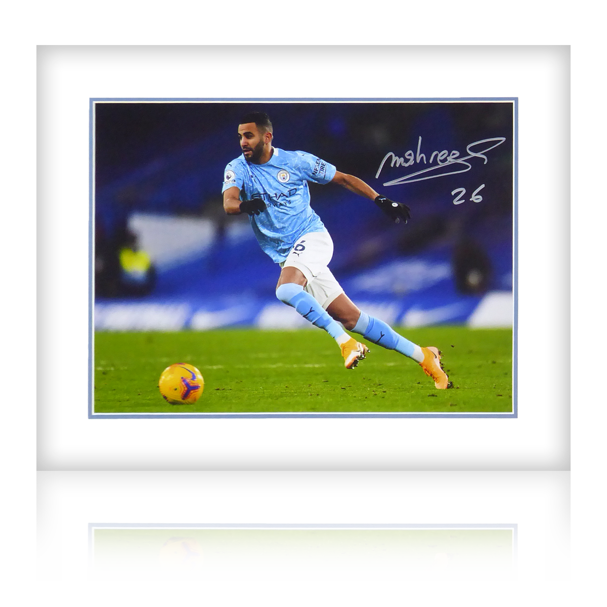 Riyad Mahrez Signed Man City Mount