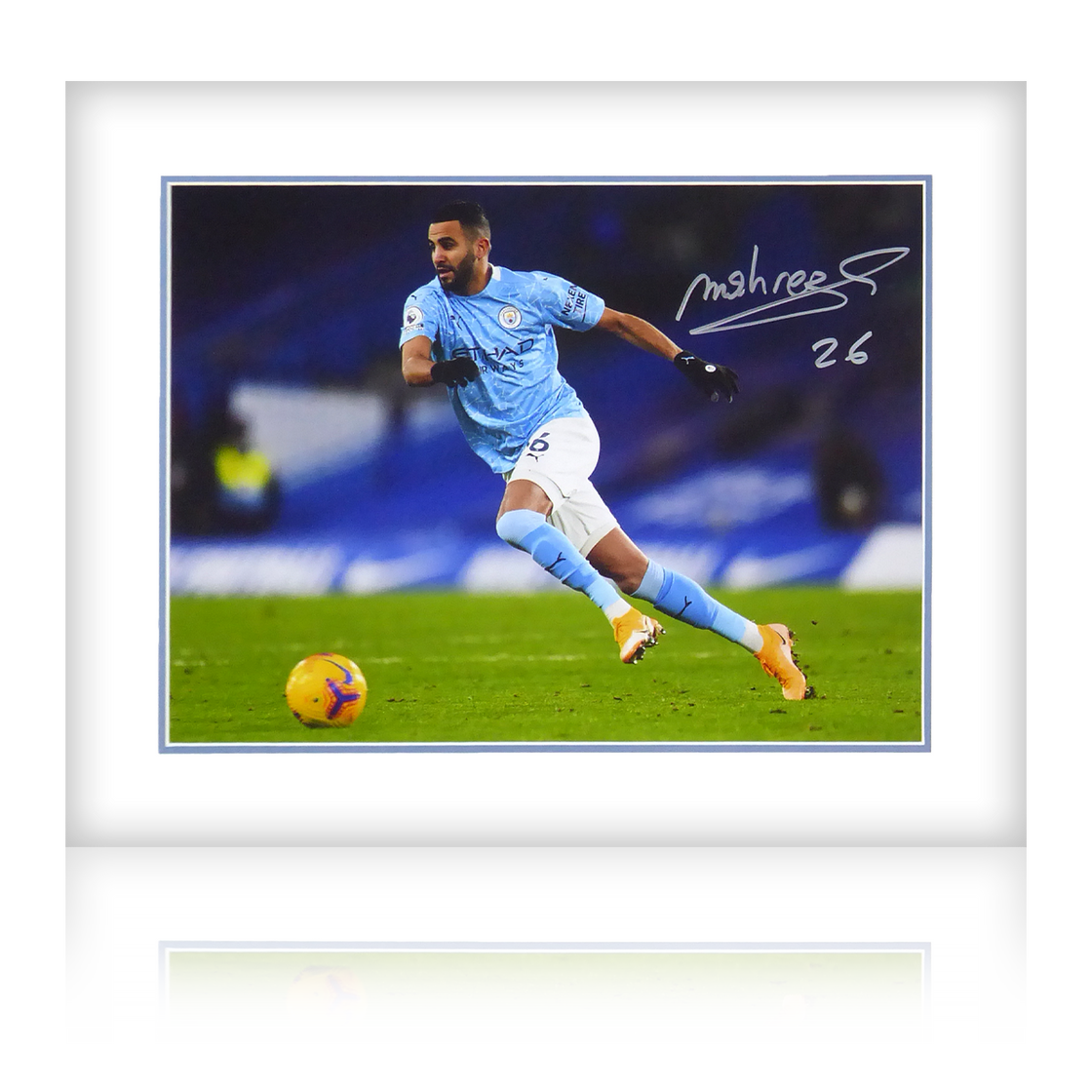 Riyad Mahrez Signed Man City Mount