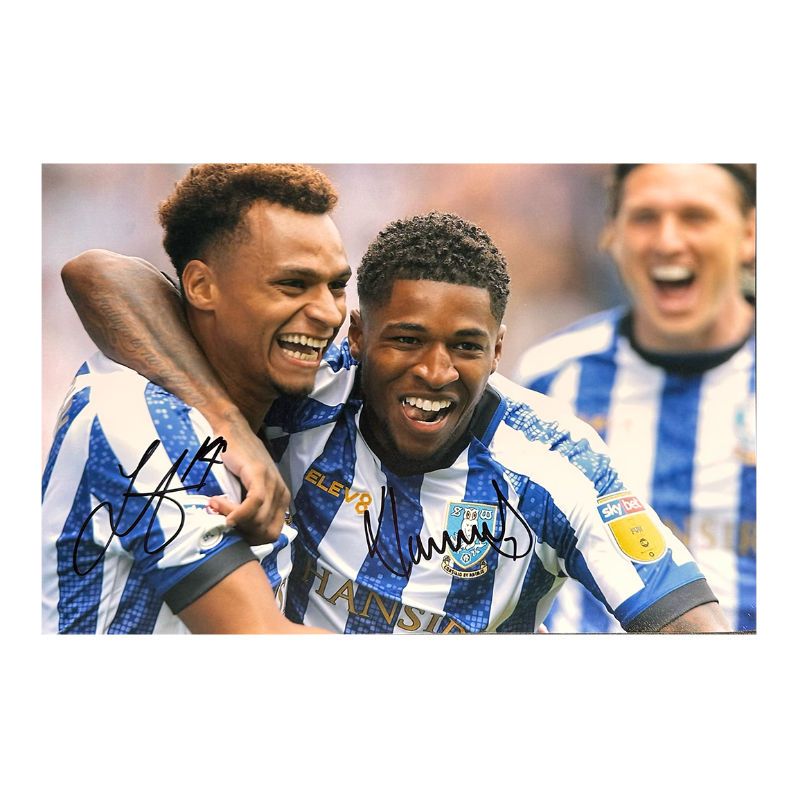 Jacob Murphy & Kadeem Harris Signed Sheffield Wednesday 12x8 #3