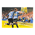 Jacob Murphy & Kadeem Harris Signed Sheffield Wednesday 12x8 #1