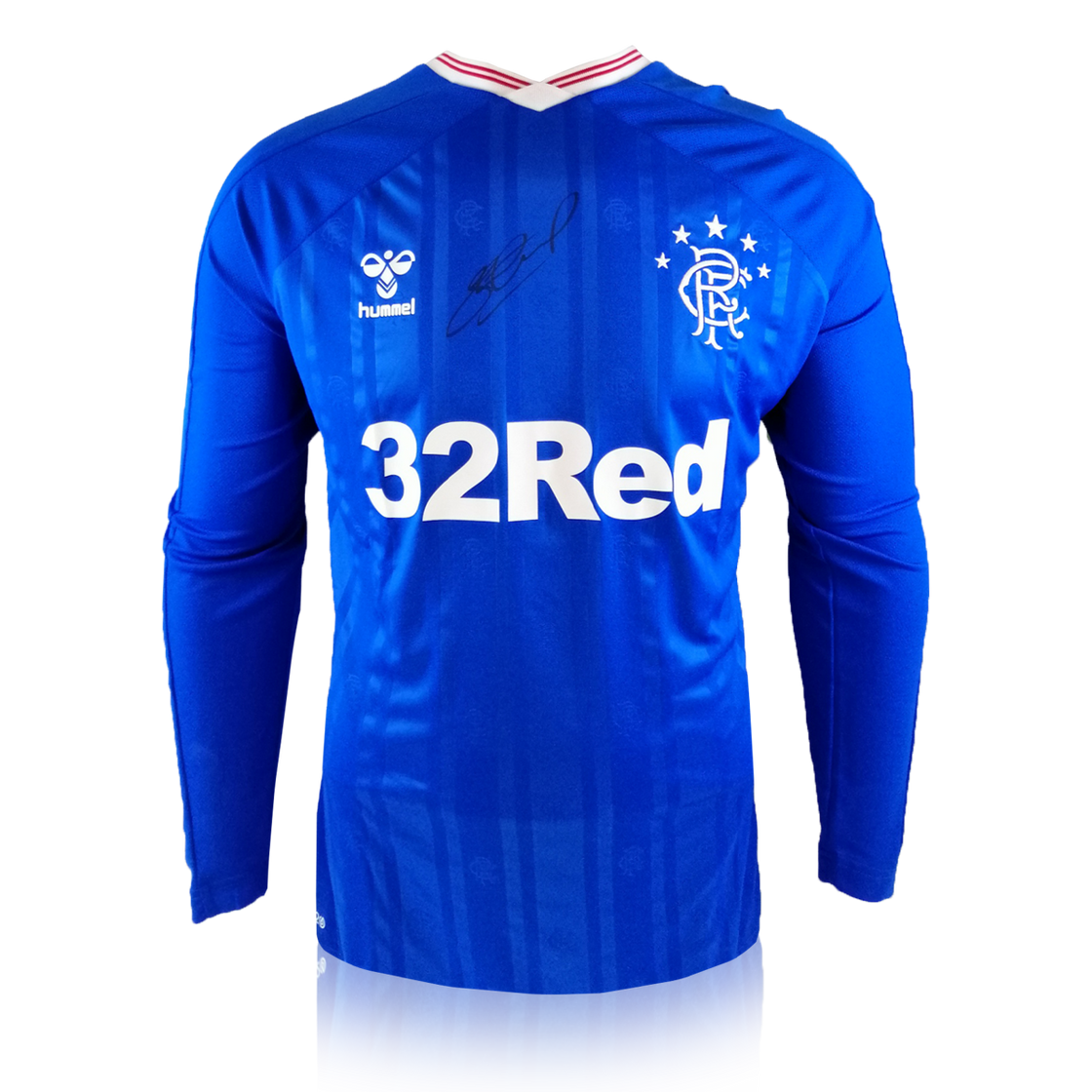 Steven Gerrard Signed Rangers Shirt