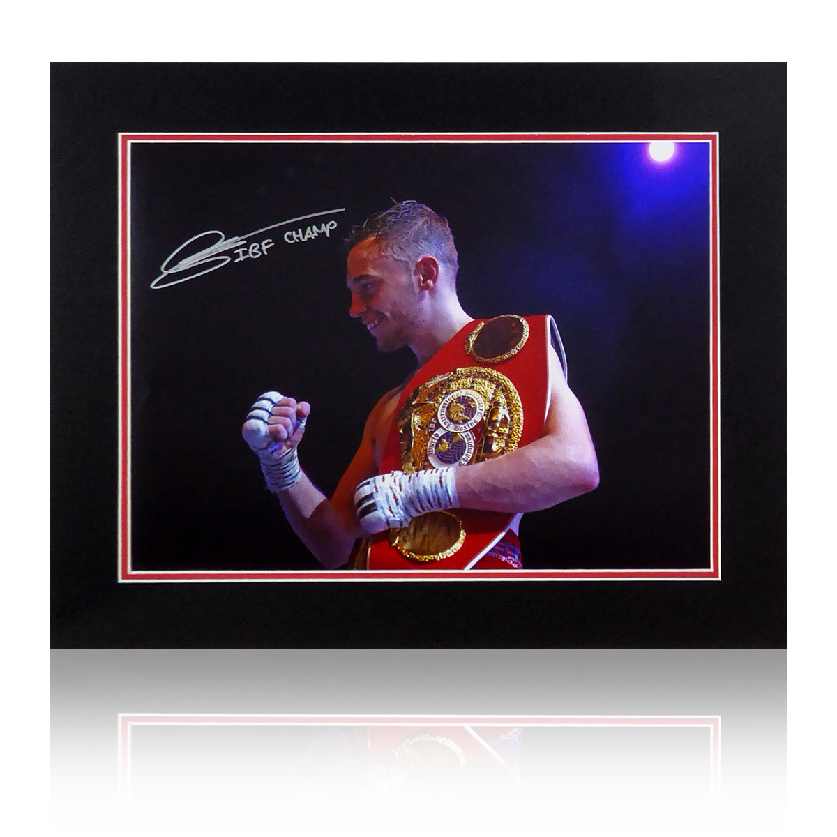 Sunny Edwards Signed Mount