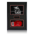 Sylvester Stallone Rocky Signed Red Tuf Wear Glove Iconic Frame