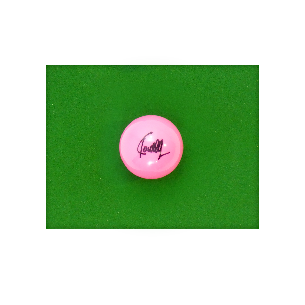 Ronnie O'Sullivan Signed Pink Ball