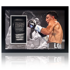 Teofimo Lopez Signed Glove Iconic Frame