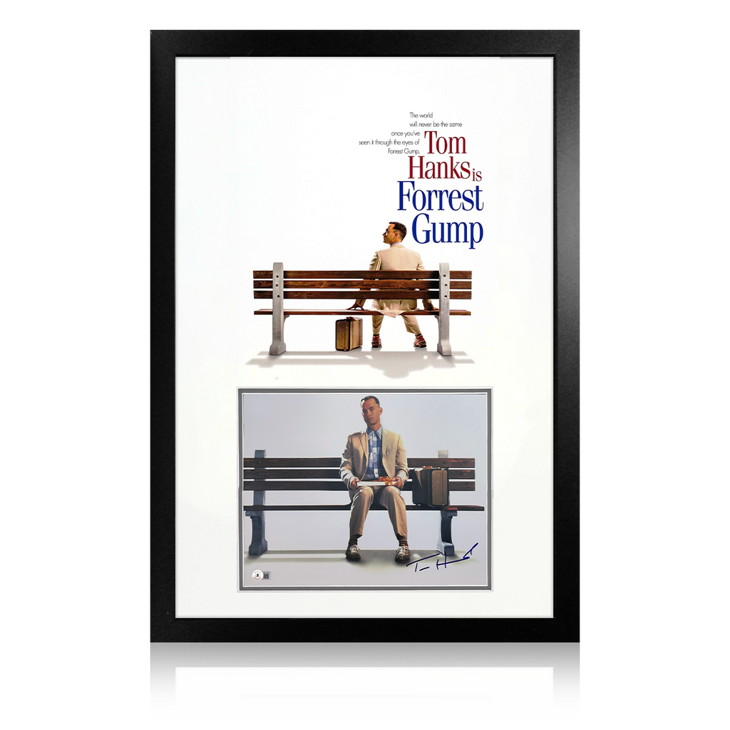 Tom Hanks Signed Forrest Gump Photo Display The Fan Cave Memorabilia
