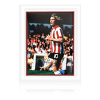 Tony Currie Signed Sheffield United Image Deluxe Mount