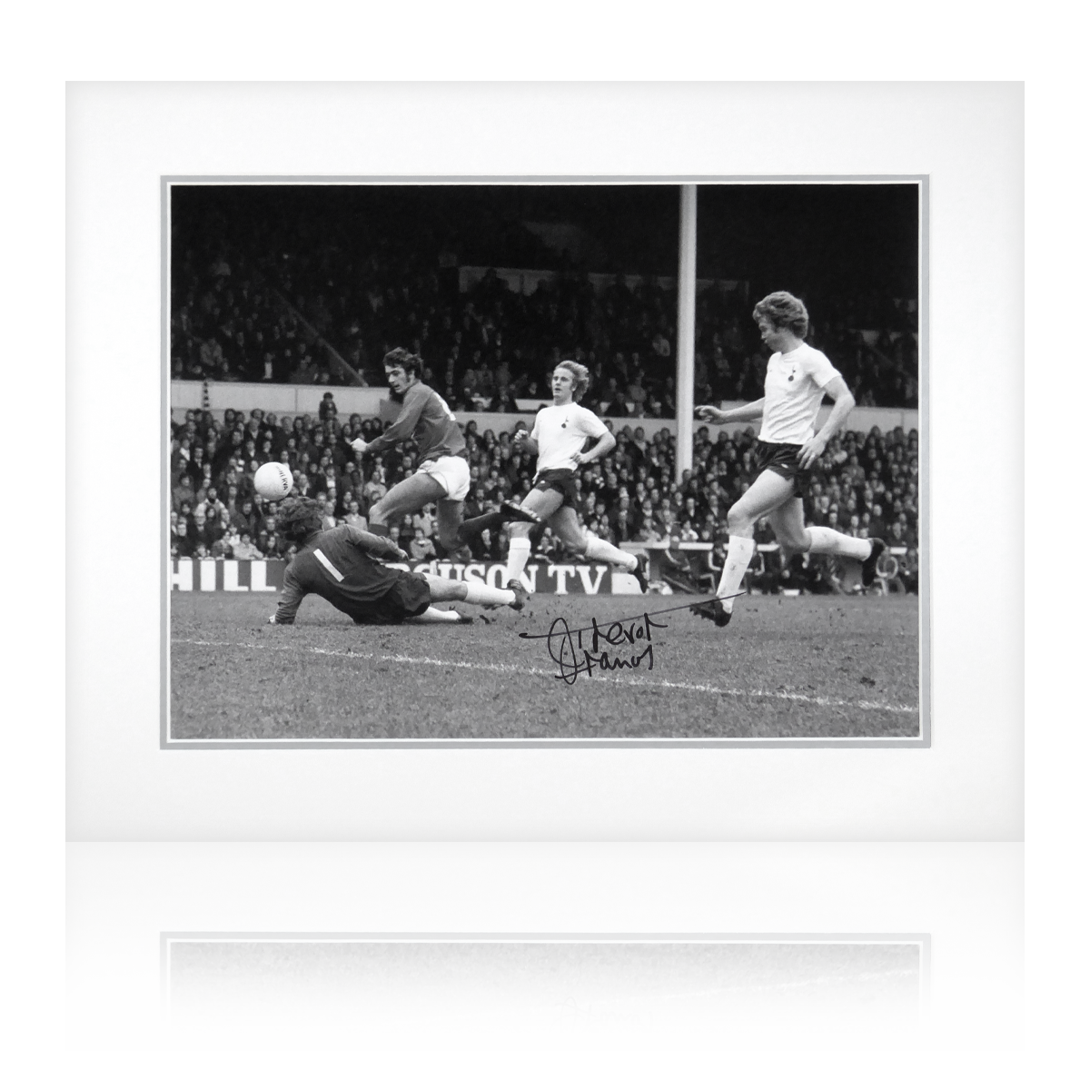 Trevor Francis Signed Birmingham City Deluxe Mount (B+W)