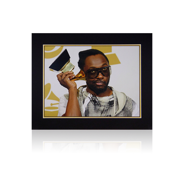 Will.I.Am Signed Deluxe Mount