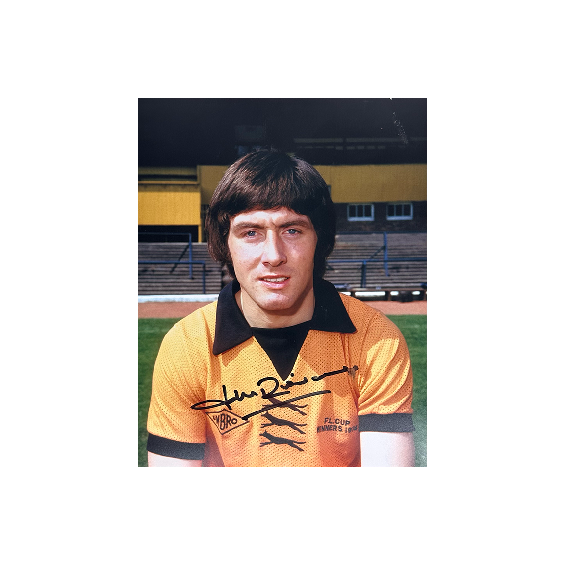 John Richards Signed Wolverhampton Wanderers 10x8 #2