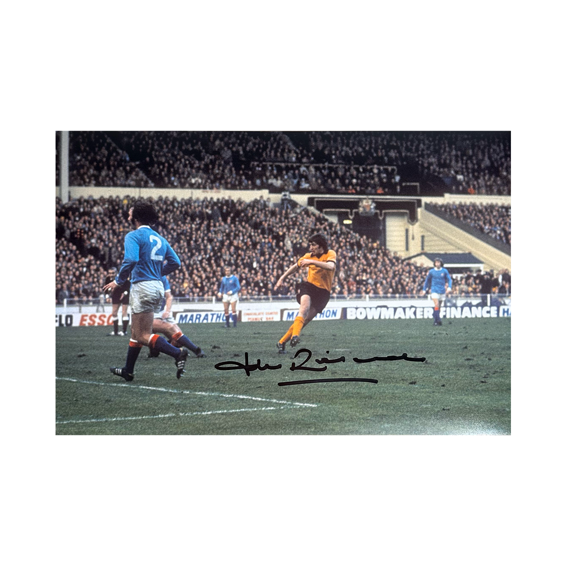 John Richards Signed Wolverhampton Wanderers 12x8