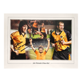 John Richards & Steve Bull Signed Wolverhampton Wanderers 16x12 Image