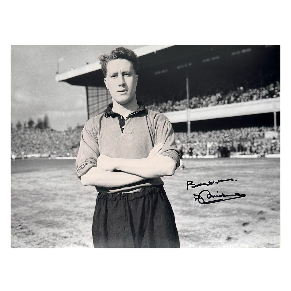 Roy Swinbourne Signed Wolverhampton Wanderers 16x12