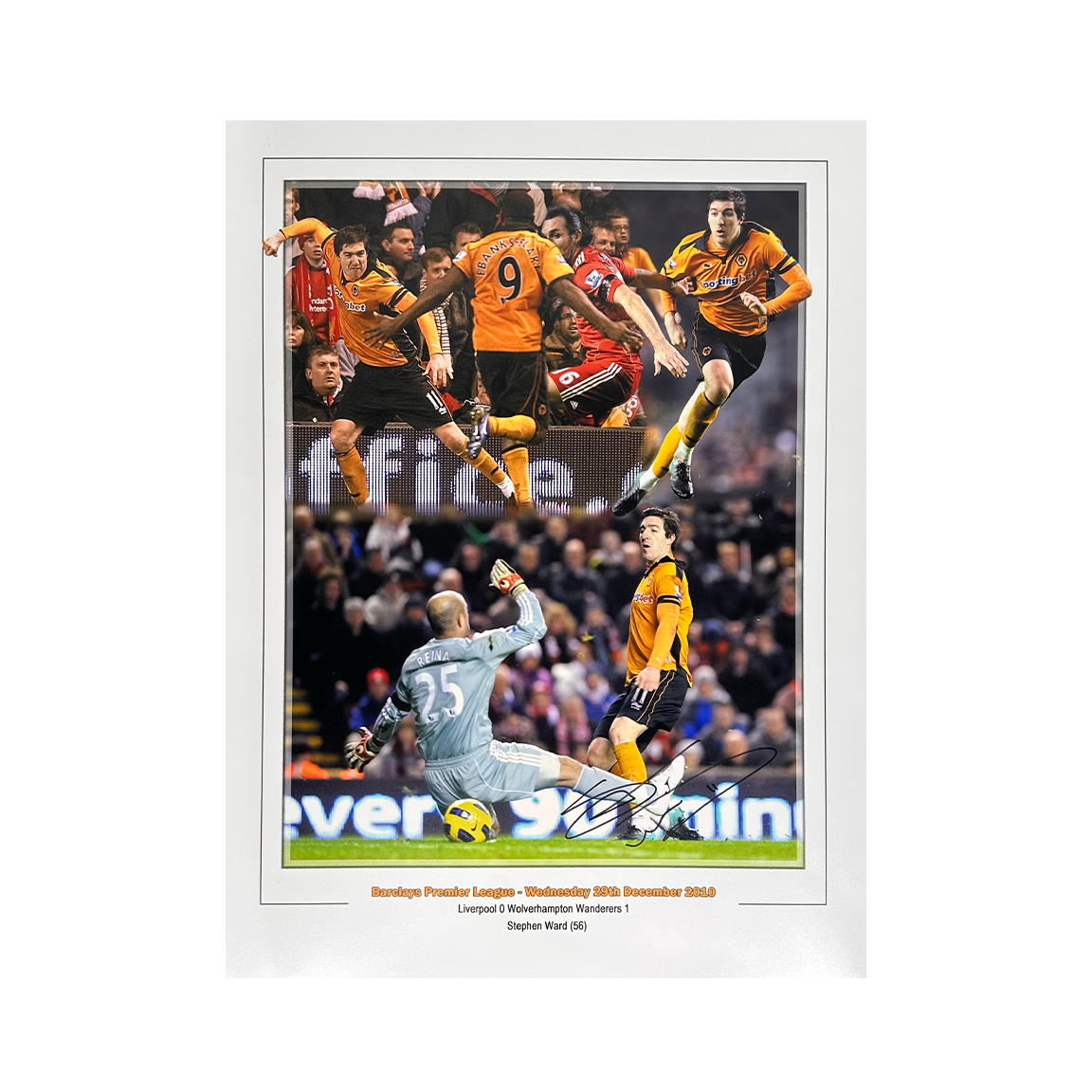 Stephen Ward Signed Wolverhampton Wanderers 16x12 Image
