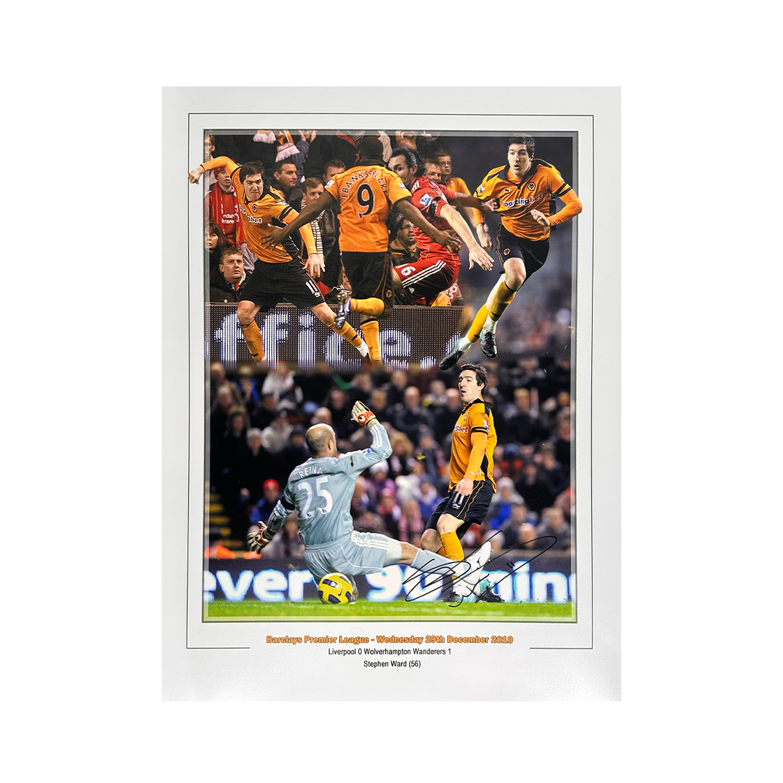 Stephen Ward Signed Wolverhampton Wanderers 16x12 Image