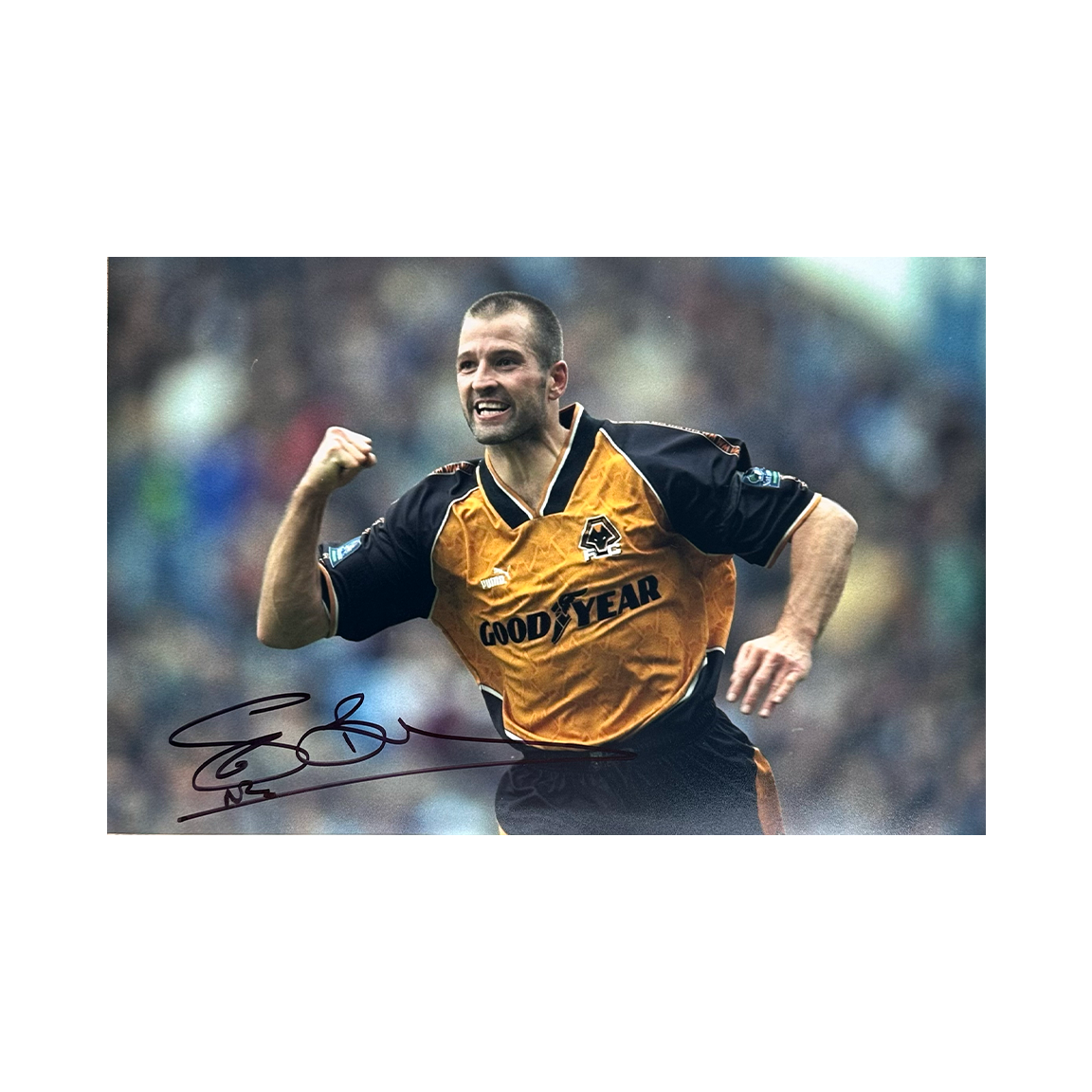 Steve Bull Signed Wolverhampton Wanderers 12x8