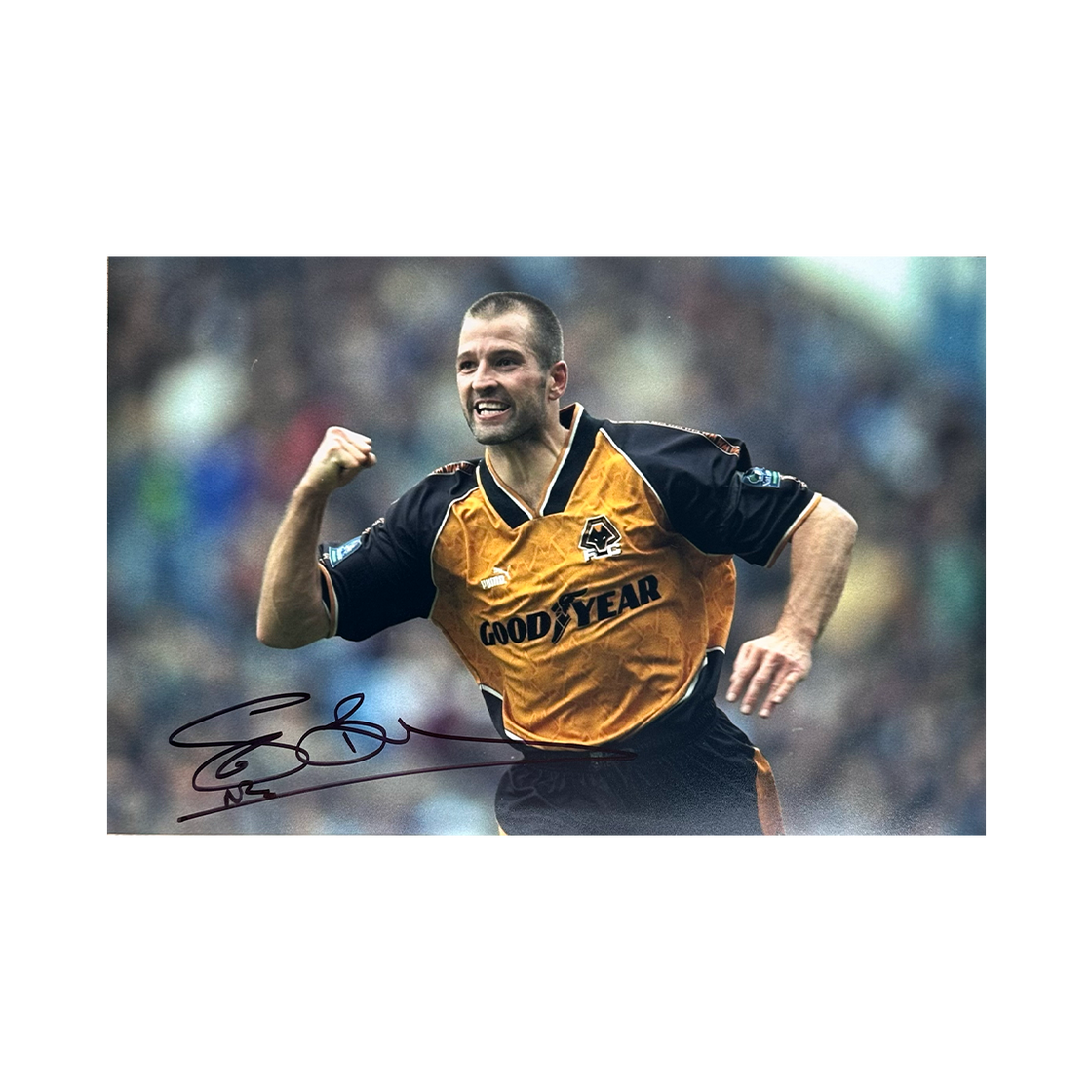 Steve Bull Signed Wolverhampton Wanderers 12x8