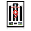 Callum Wilson Signed Newcastle United 22-23 Shirt Premium Frame
