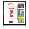 Kyle Walker Signed England Shirt Elite Frame