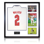 Kyle Walker Signed England Shirt Elite Frame