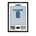 Paul Gascoigne Signed England 96' Shirt Premium Frame