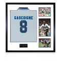 Paul Gascoigne Signed England 96' Shirt Elite Frame